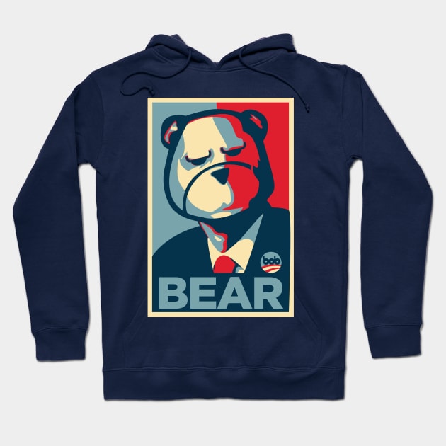 Obama Bear Hoodie by bobbuel